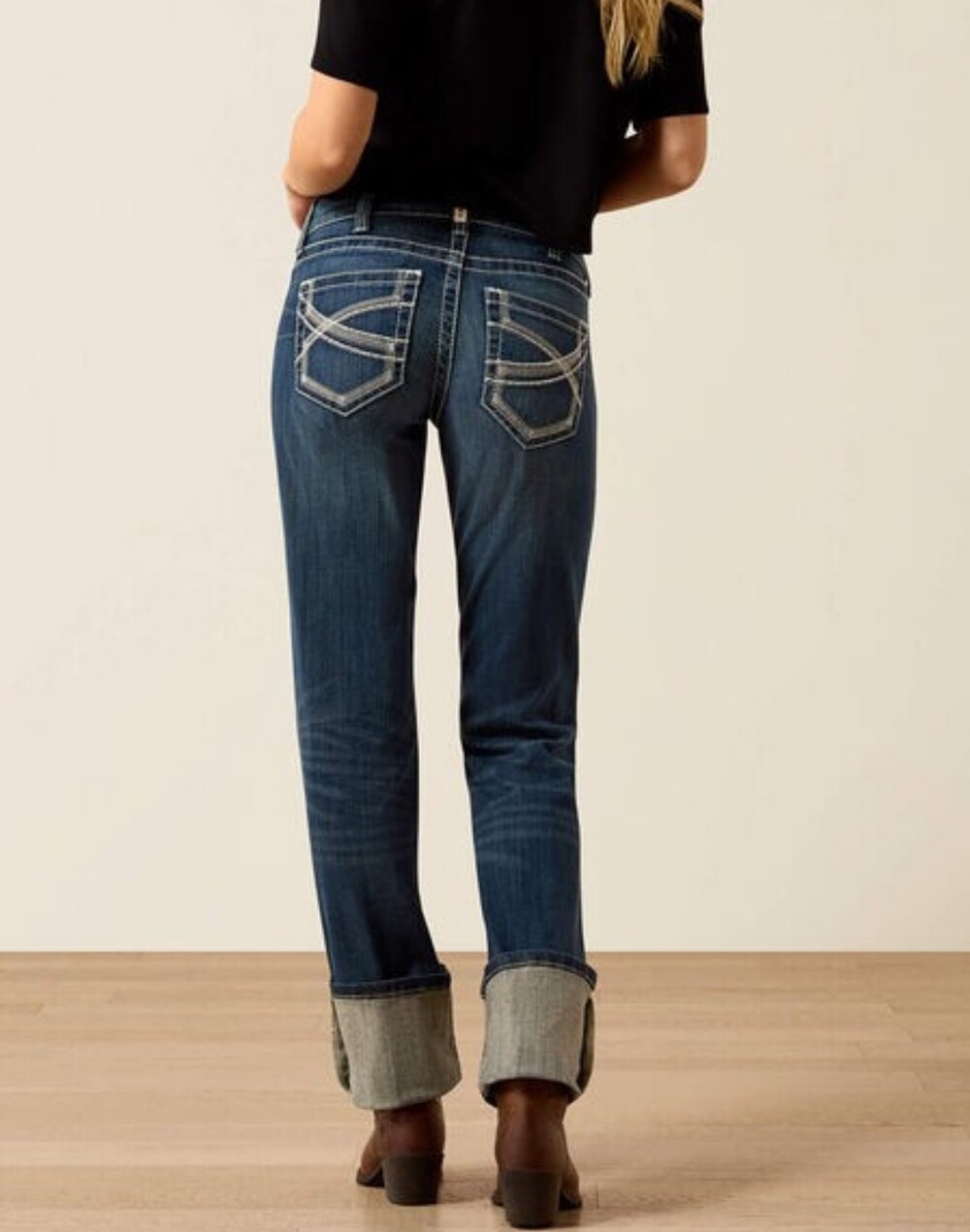 Ariat dresden real midrise straight jeans 16
